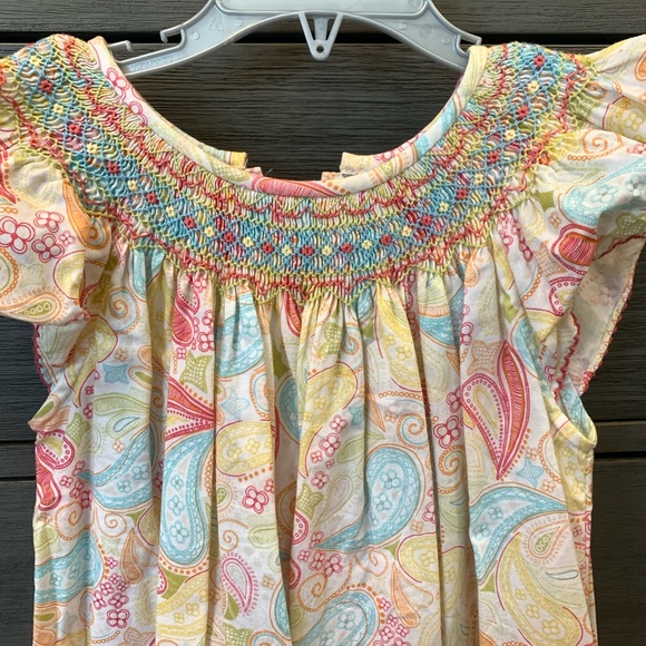 Le’ Za Me Smocked Dresses Paisley Design - Picture 3 of 4